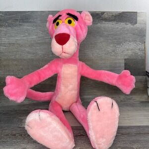 Pink Panther 24K Company  Plush Stuffed Animal Toy 24" 1991 Poseable Legs Arms